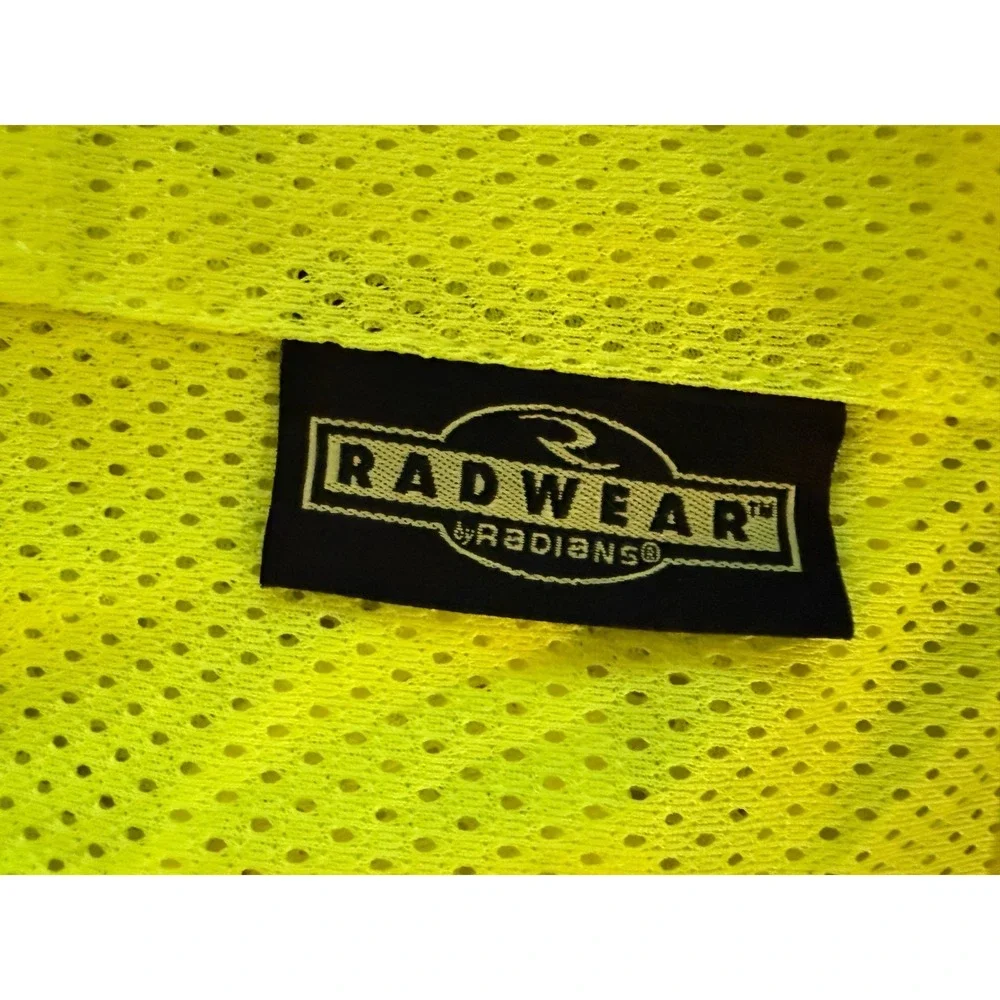 Radians Radwear SV4GM High Visibility Safety Vest Yellow Mesh Class 2 XL‎